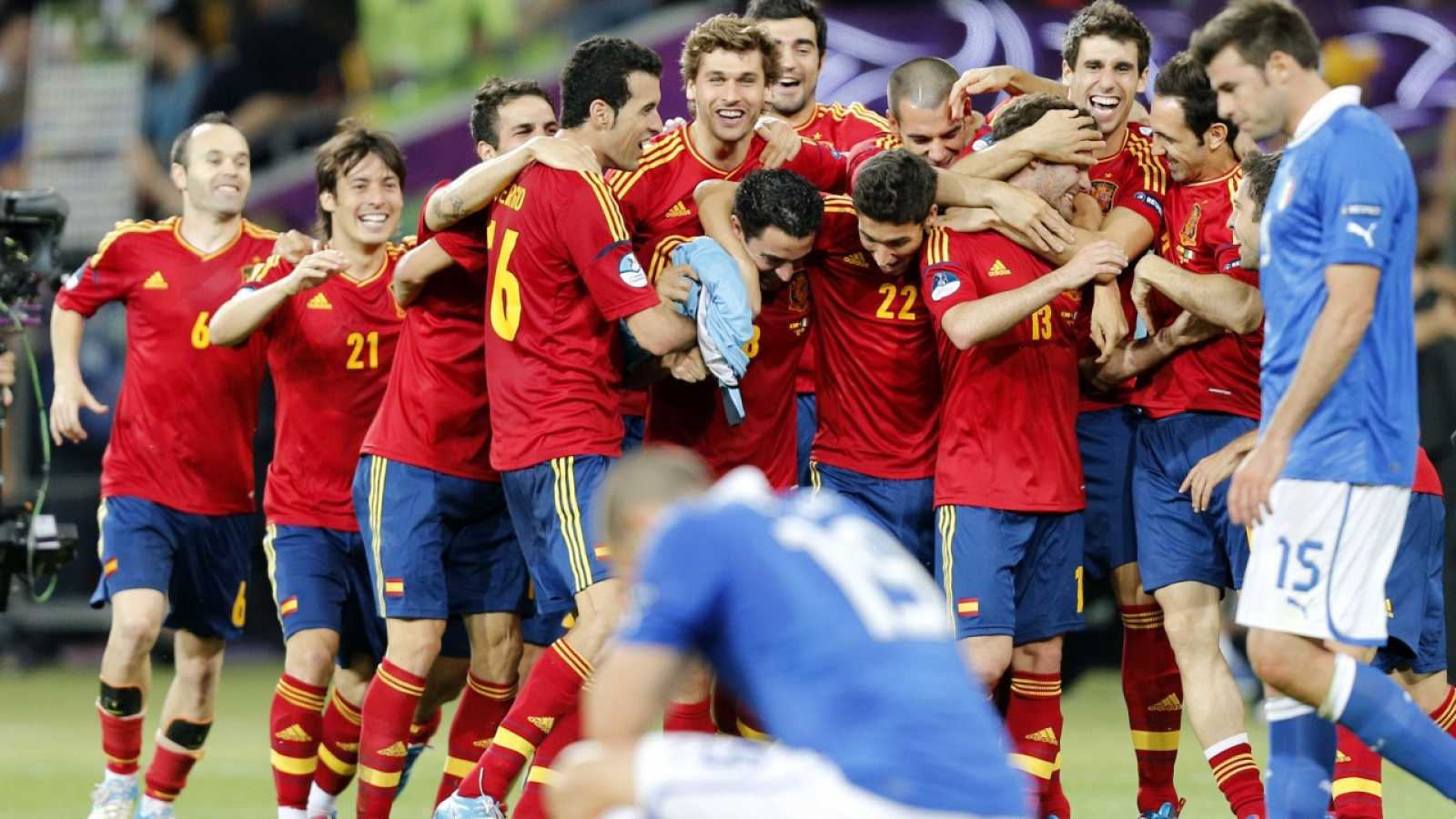Once años de la histórica exhibición de España sobre Italia en la final de Kiev