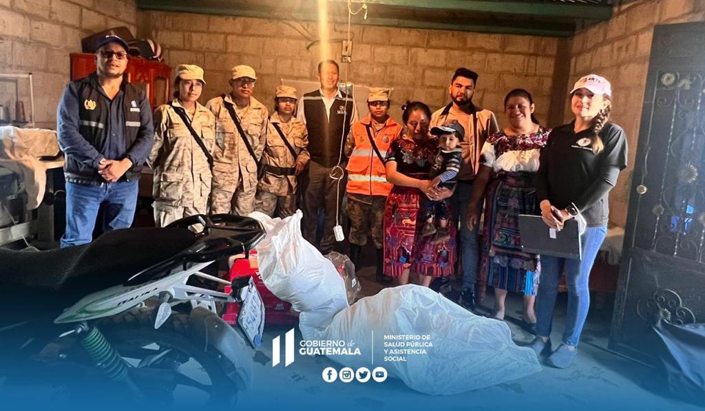 En Totonicapán entregan alimentos para el desarrollo y nutrición de la niñez