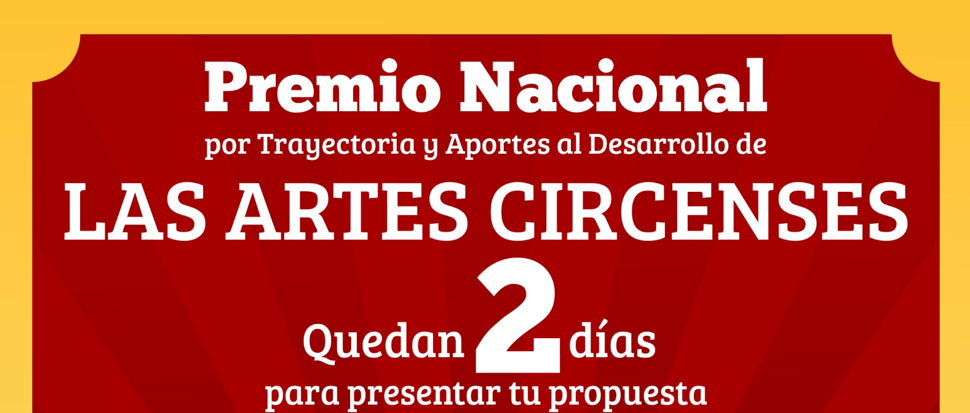 Ministerio de Cultura y Deportes invita a participar en el Premio Nacional de las Artes Circenses 2023