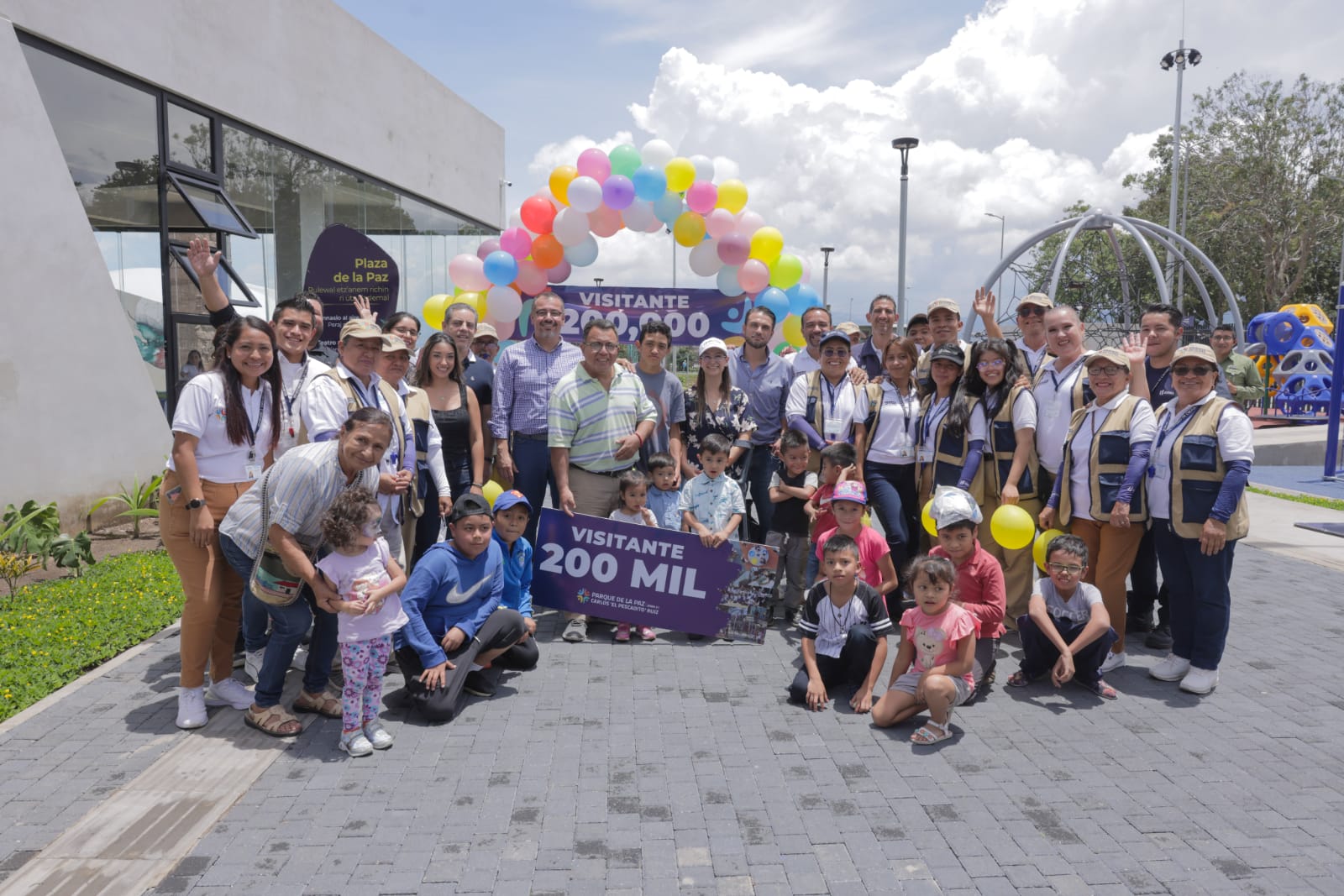 Parque de la Paz alcanza los 200 mil visitantes