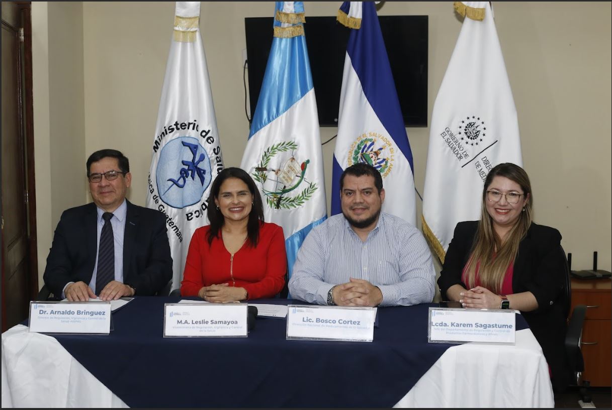 Guatemala y El Salvador finalizan el intercambio de conocimiento sobre regulación de medicamentos