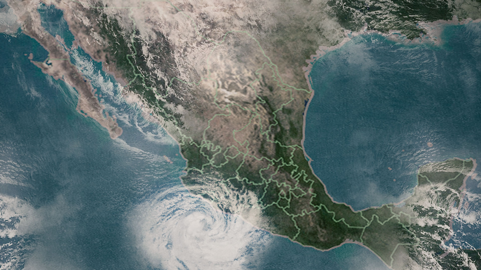 El ciclón Adrian se intensifica a huracán en el Pacífico de México