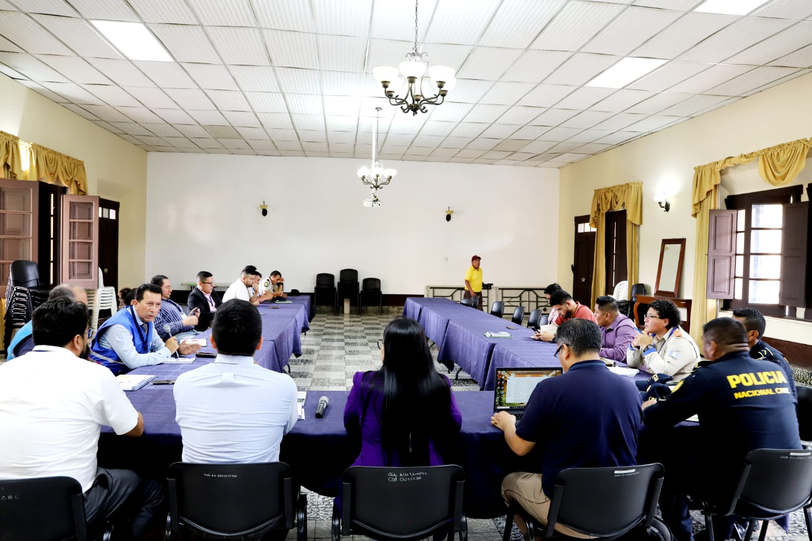 Alta Verapaz desarrolla mesa técnica de seguridad electoral
