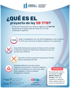 La Ley SB 1718 entraría en vigencia el 1 de julio en Florida.