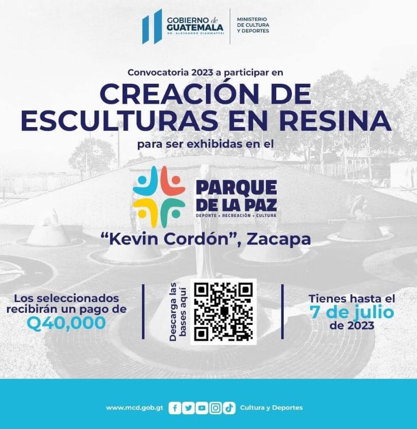 Convocatoria para creación de escultura en resina