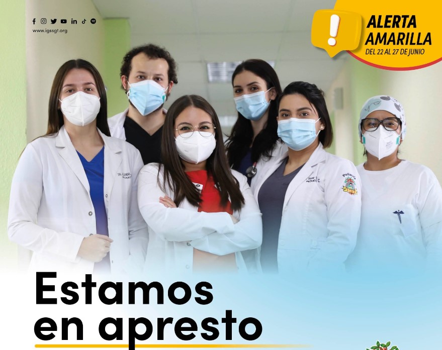 El IGSS continúa en alerta amarilla