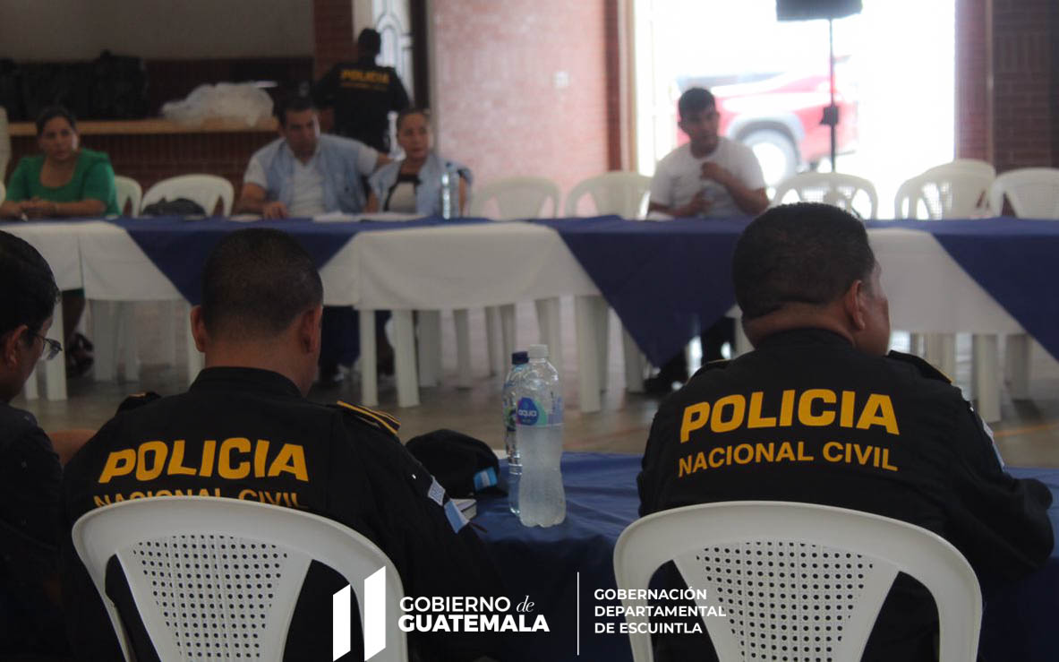 Escuintla da seguimiento a mesa de seguridad electoral 2023