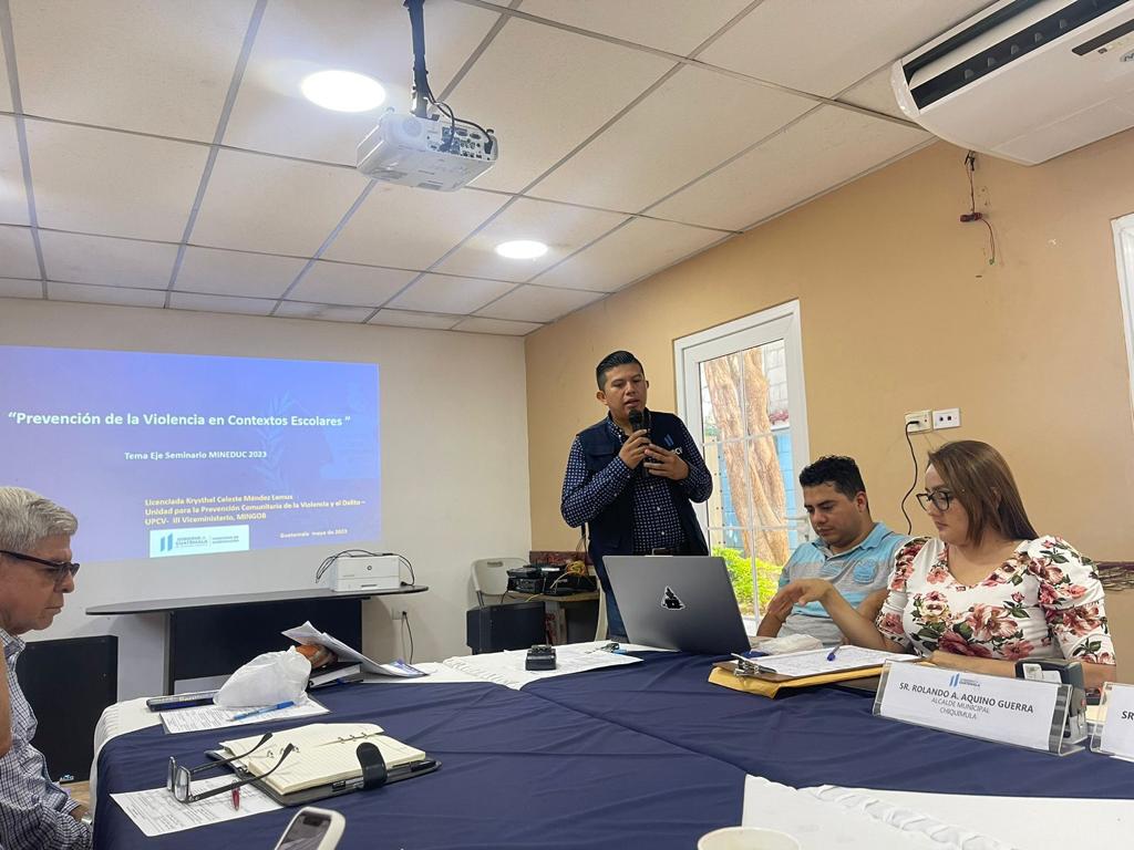 Chiquimula busca prevenir violencia en contextos escolares