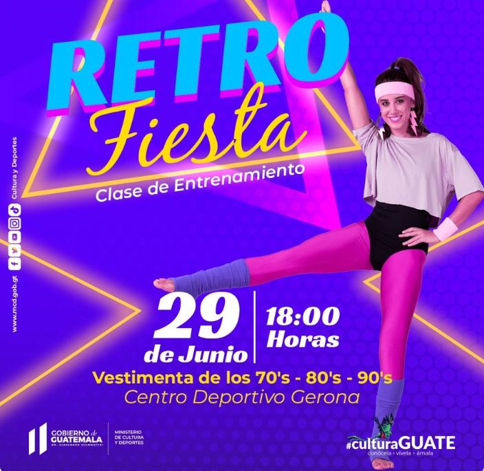 Ministerio de Cultura y Deportes invita a la Retro Fiesta