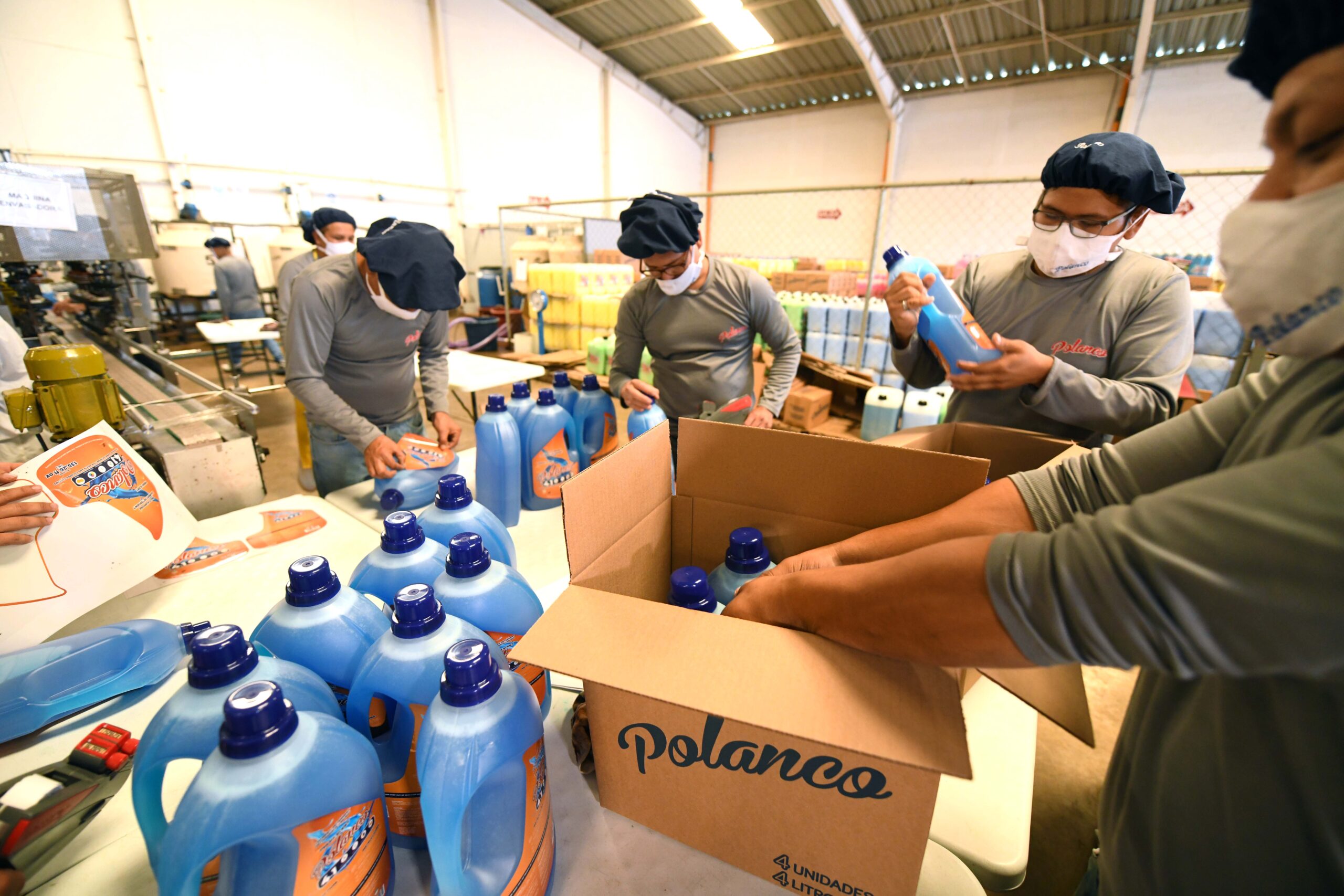 Polanco está enfocada en productos de lavandería e higiene para el hogar.