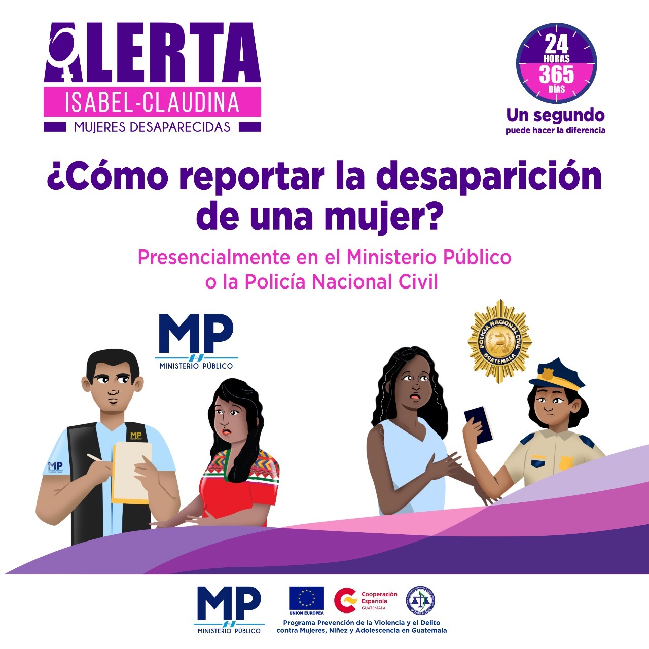 Más de 760 mujeres localizadas a través del sistema Alerta Isabel-Claudina