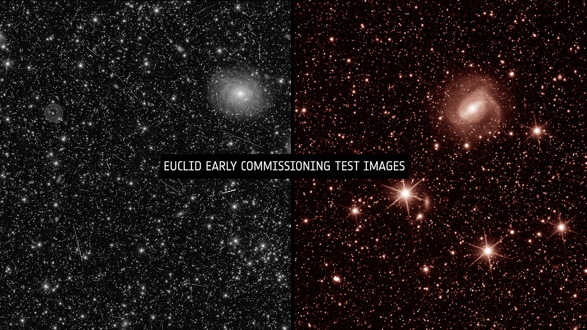 Los dos instrumentos del telescopio Euclid captan sus primeras imágenes