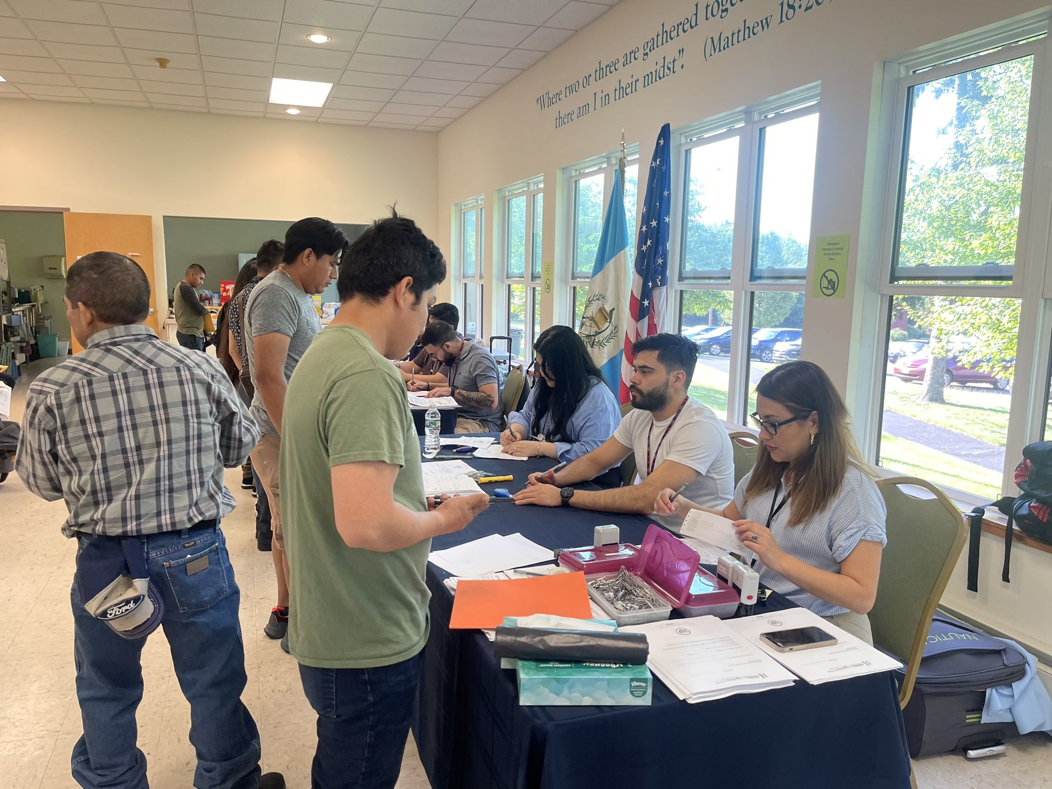 Minex desarrolló consulado móvil en Lansing, Nueva York, Estados Unidos