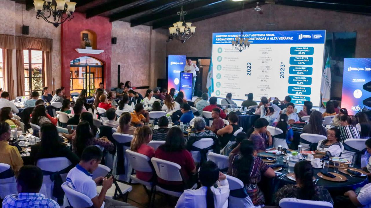 Minfin resalta ejecución del 48.5 % en proyectos de desarrollo en Alta Verapaz