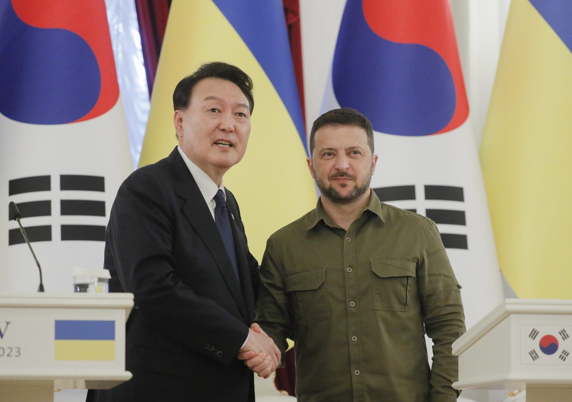 Zelensky agradece a presidente coreano su ayuda “para salvar vidas”