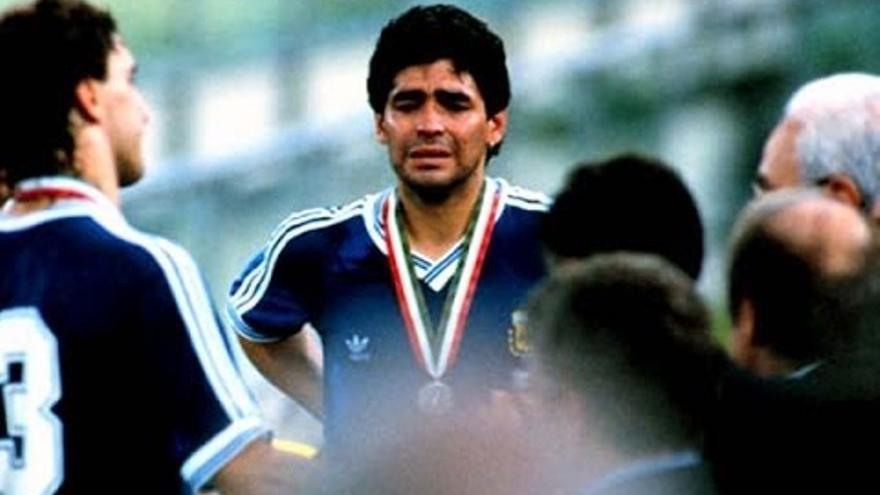 Un día como hoy, la Argentina de Maradona perdía la final de la Copa del Mundo de 1990