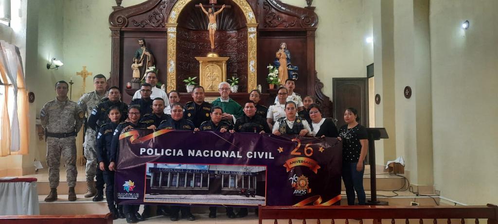 Jalapa se une a la conmemoración del 26 aniversario de la PNC