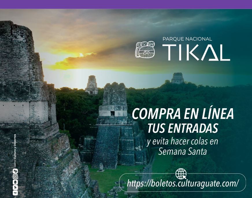 Tikal, monumento representativo de Guatemala