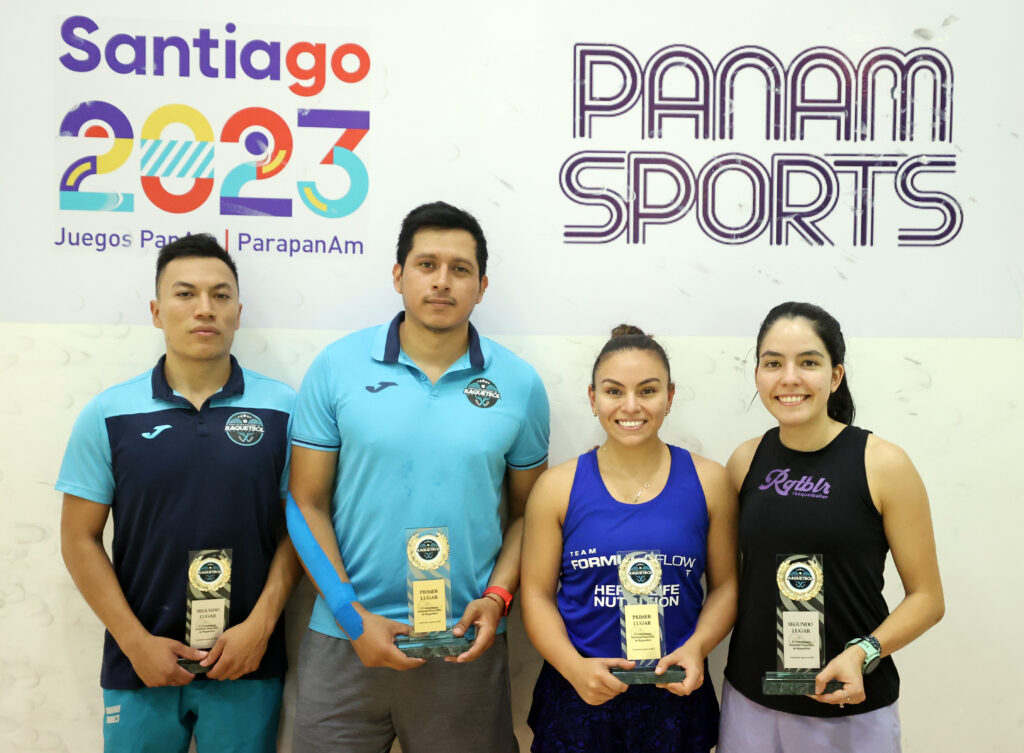 Este es el equipo de raquetbol que representará a Guatemala en los Juegos Panamericanos