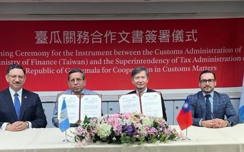 Aduanas de Guatemala y de la República de China (Taiwán) incrementan cooperación para la modernización aduanera