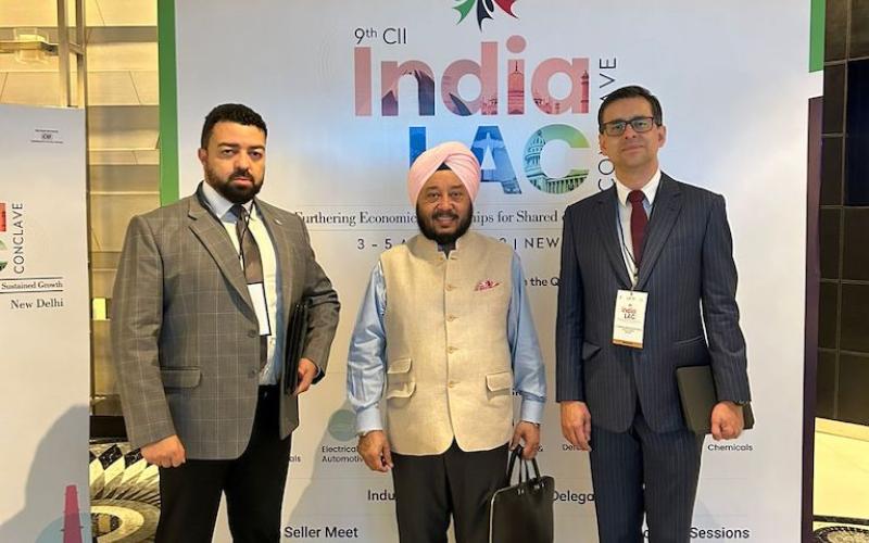 Autoridades de Guatemala e India en la novena edición del CII India LAC Conclave.