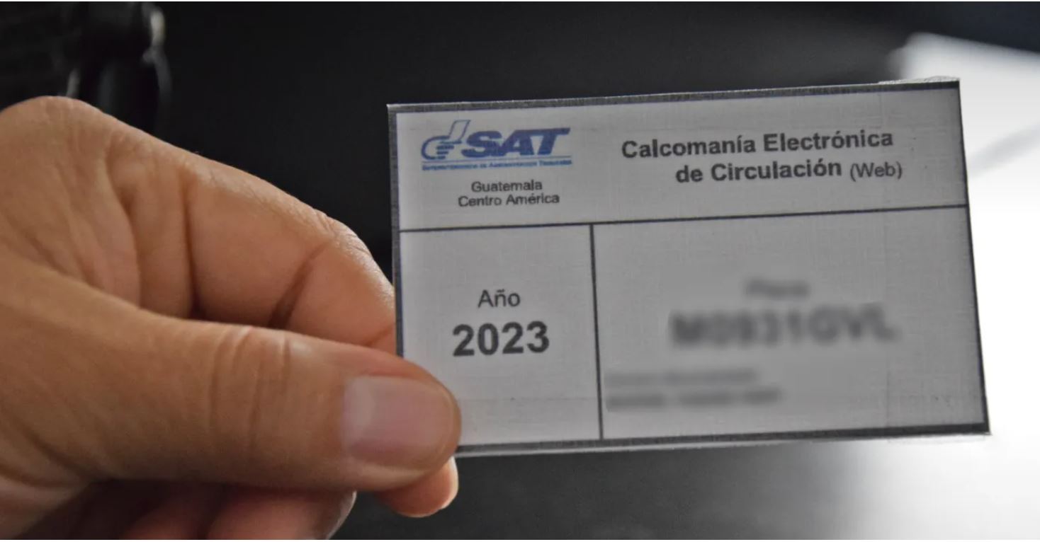 Calcomanía Electrónica de Circulación