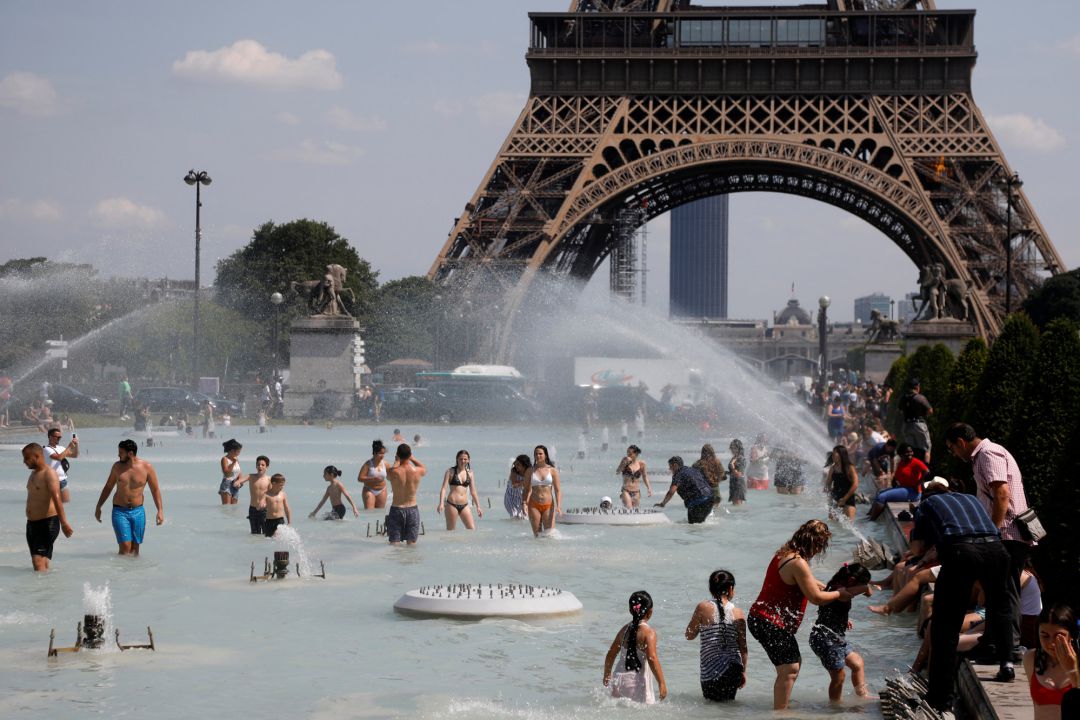 Francia estará mañana en alerta por las altas temperaturas