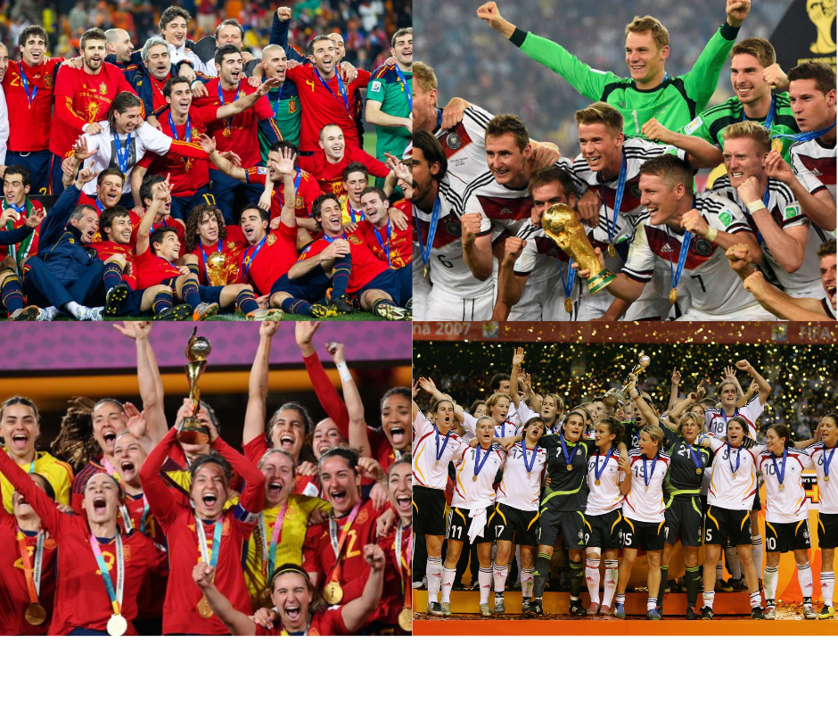 España y Alemania, únicas bicampeonas del mundo