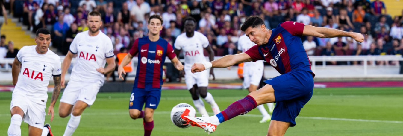 El Barcelona gana el  Trofeo Joan Gamper ante el Tottenham Hotspur