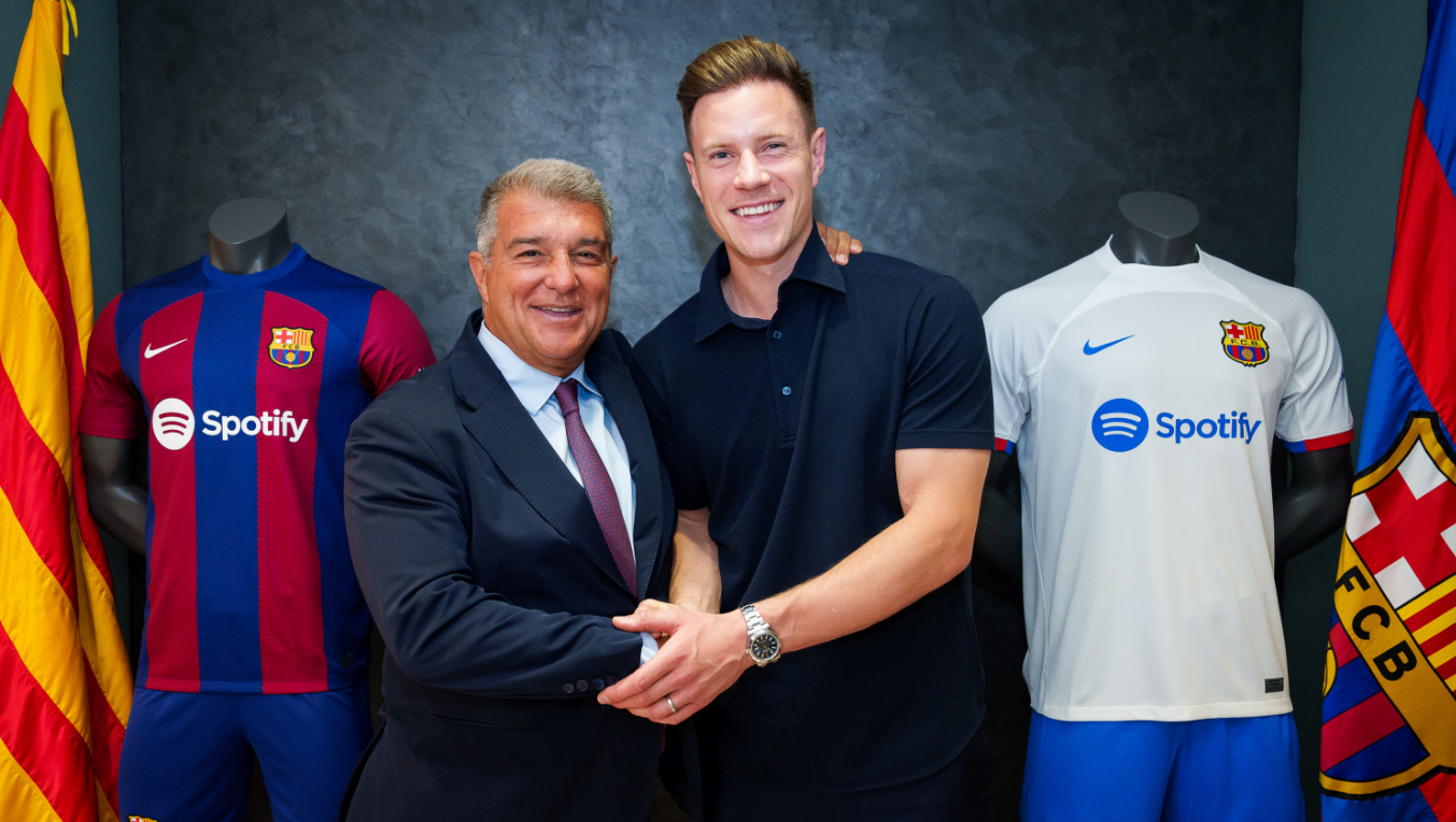 Ter Stegen renueva con el Barcelona hasta junio de 2028