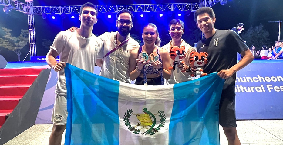 Alejandra Higueros conquista dos medallas en el Mundial de Taekwondo Playa 2023