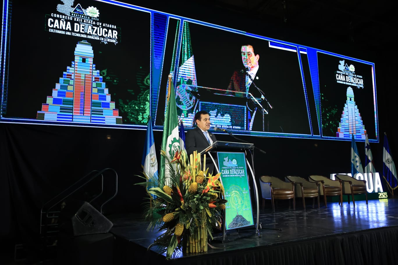 Participación del ministro del MAGA en el Congreso de azucareros