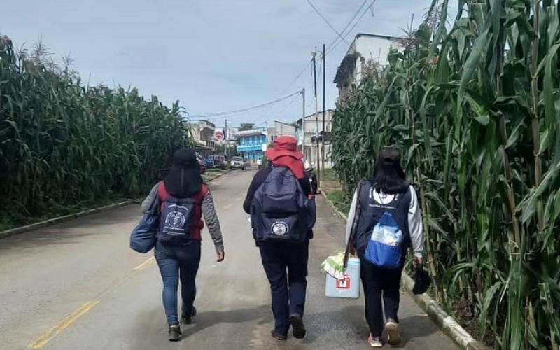 Brigadas nutricionales avanzan en San Cristóbal Totonicapán