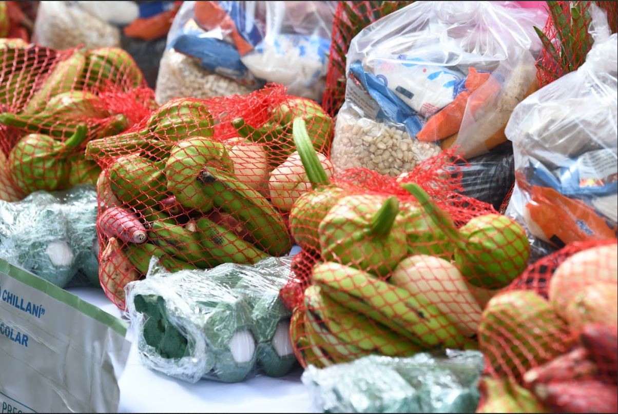 Entrega de alimentación escolar