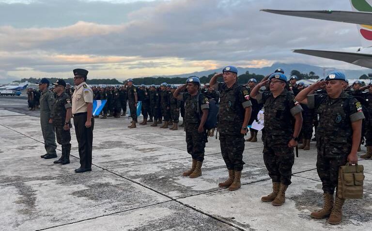 Guatemala envía al XXIII contingente a República Democrática del Congo