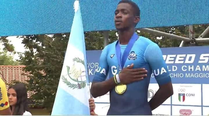 Faberson Bonilla se baña en oro en el Campeonato Mundial de Patinaje