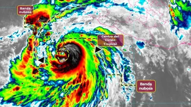 Ciclón Hilary se intensifica a huracán en el Pacífico mexicano