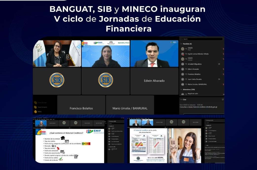 Lanzan Jornadas de Educación Financiera en Guatemala