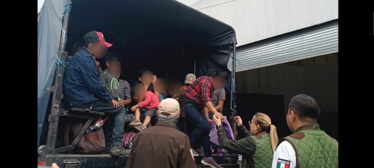 Minex, gestiona retorno seguro de 485 migrantes connacionales rescatados en Puebla, México