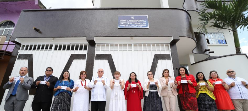 En Petén Inauguraron juzgado y tribunal en trata de personas
