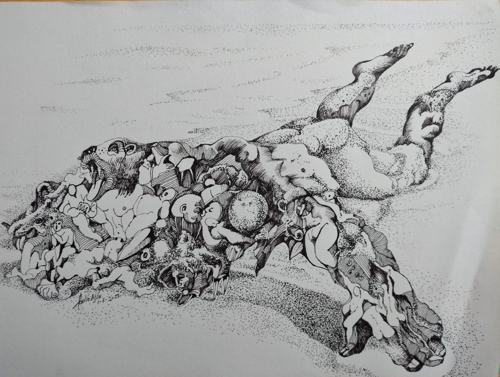 Obra "Rescate por un náufrago".