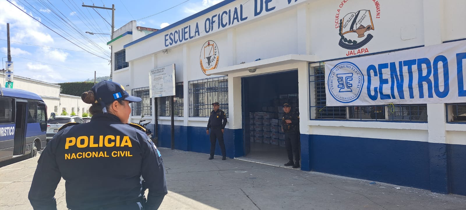 Más de 43 agentes brindan seguridad en segunda vuelta electoral