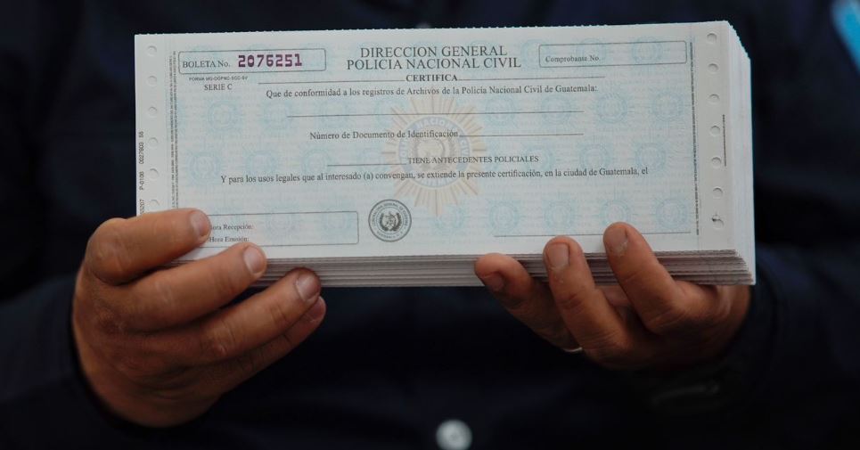 Ciudadanos han solicitado un millón 40 mil 126 antecedentes policiales