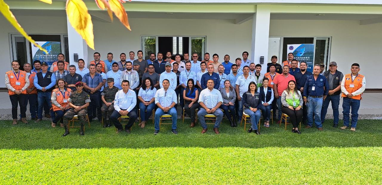 Jutiapa desarrolla reunión de la Plataforma Territorial de Diálogo para la Reducción de Riesgo a Desastres