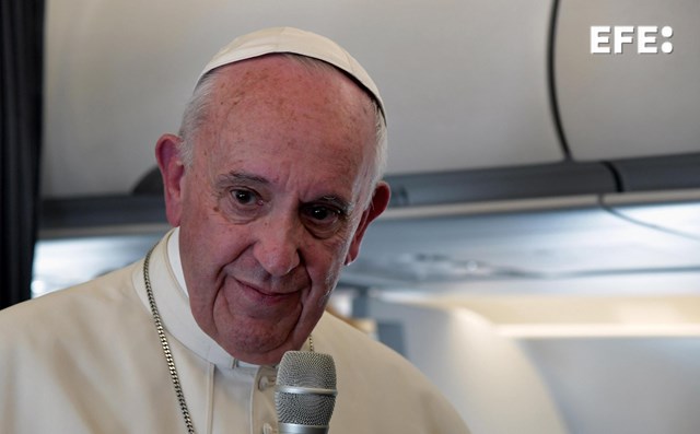 El papa Francisco pide la paz en Ucrania