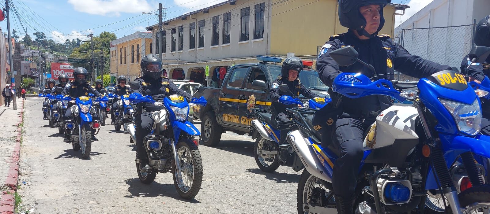 Unidades motorizadas optimizan movilidad policial en Alta Verapaz, Sololá y Chiquimula