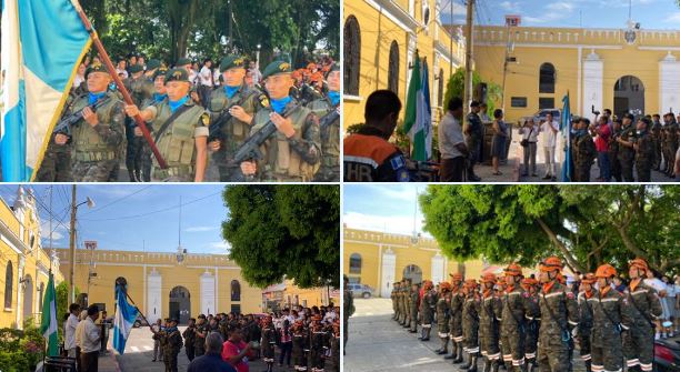 Suchitepéquez se une a la conmemoración de Día de la Bandera