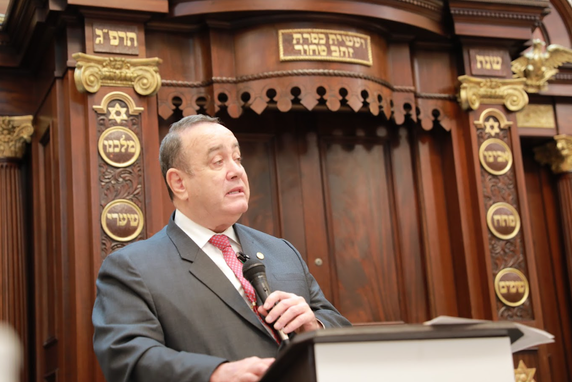 Presidente destaca en Nueva York las relaciones de Guatemala con Israel