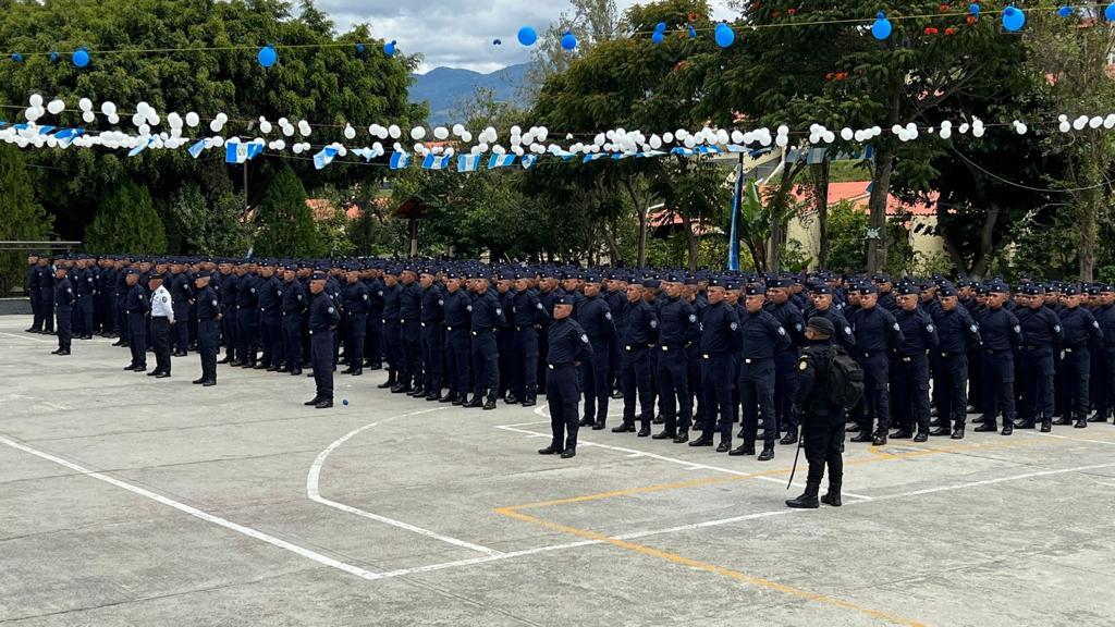 Promoción 55 de academia de la PNC en Huehuetenango comienza formación