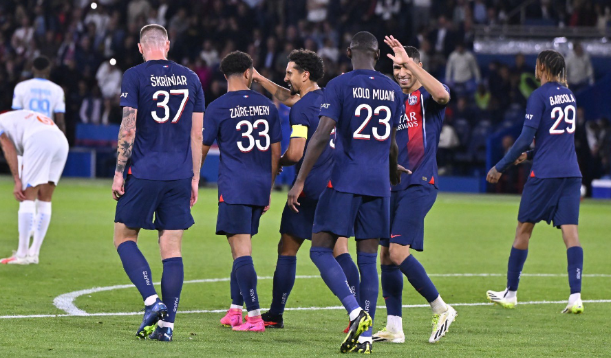 El PSG se sobrepone a la lesión de Mbappe y golea en el clásico